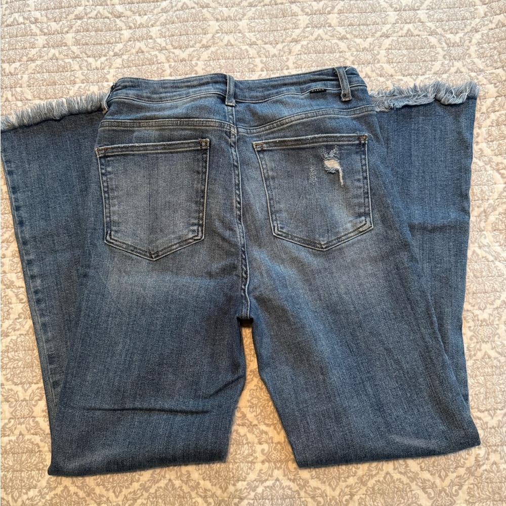 Risen Distressed Blue Women's Jeans - Picture 5 of 5